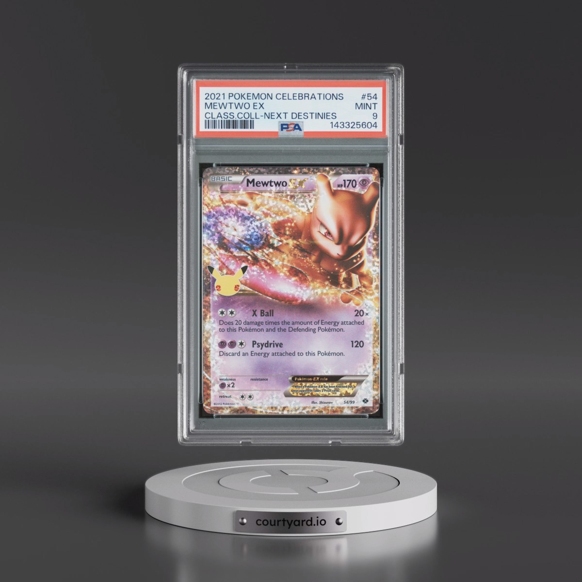 2021 Mewtwo EX - Pokémon Pokémon Celebrations Classic Collection